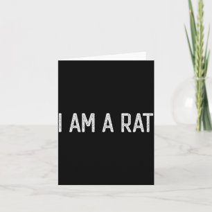 Carte Halloween Je Suis Un Rat Drôle Amoureux Des Rats J