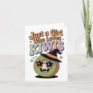 Carte Halloween Juste Une Fille Qui Aime Les Femmes Kiwi