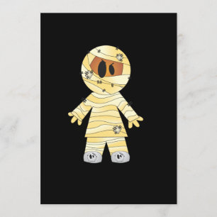 Carte Halloween Kawaii Cute Mummy