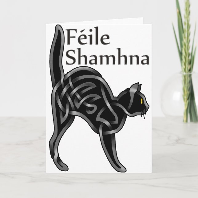 Carte Halloween Kitty (Devant)