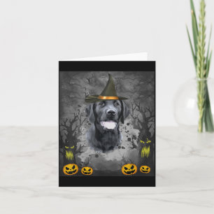 Carte Halloween Labrador