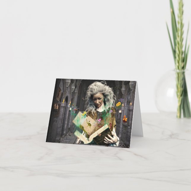 Carte Halloween le livre d'or (Devant)