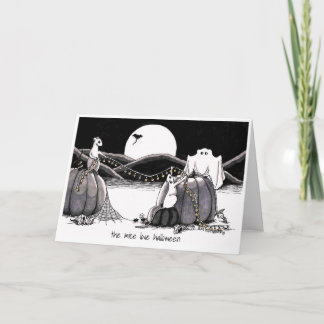 Carte Halloween : L'Halloween des souris