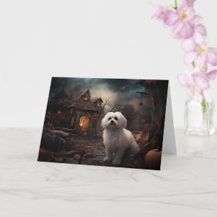 Carte Halloween maltais effrayant