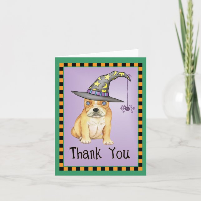 Carte Halloween Merci (Devant)