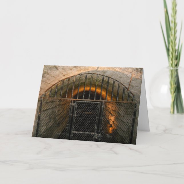 Carte Hallowe'en "Mill Ruins Night Tunnel" (Devant)