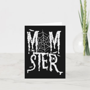 Carte Halloween Momster Maman Monster Costume amusant ma