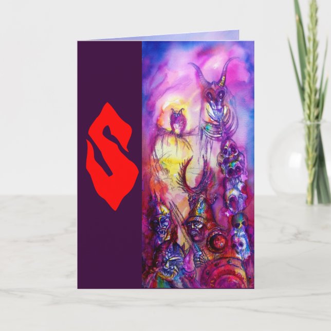 Carte HALLOWEEN MONSTERS / ORK WAR Imaginaire (Devant)