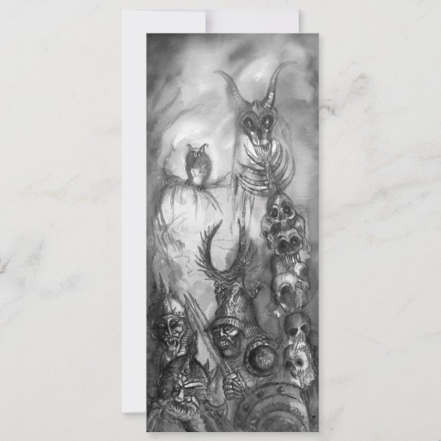 Carte HALLOWEEN MONSTERS / ORK WAR Imaginaire (Devant)