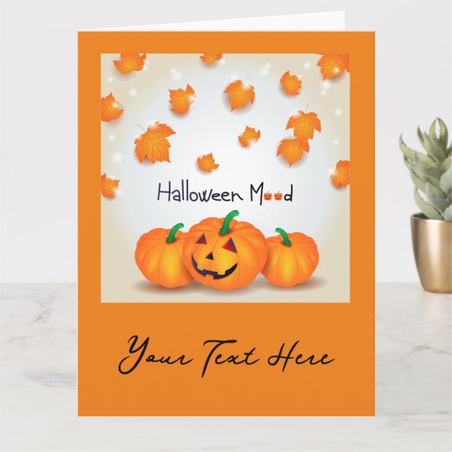 Carte Halloween Mood (Petite plante)