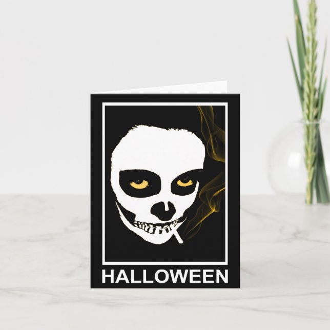 Carte halloween mortel enivrant (Devant)