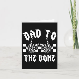 Carte Halloween Papa À L'Os Drôle Skeleton Mens Mains