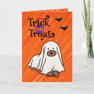 Carte Halloween personnalisé Whimsical Funny moderne ora