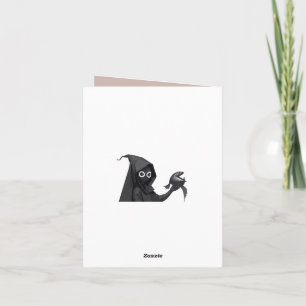 Carte Halloween Poisson Fantôme Noodé