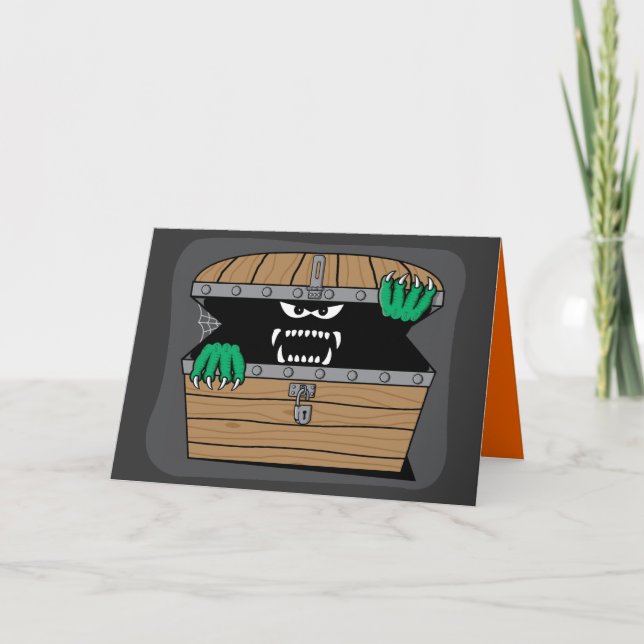 Carte Halloween pour enfants (Devant)