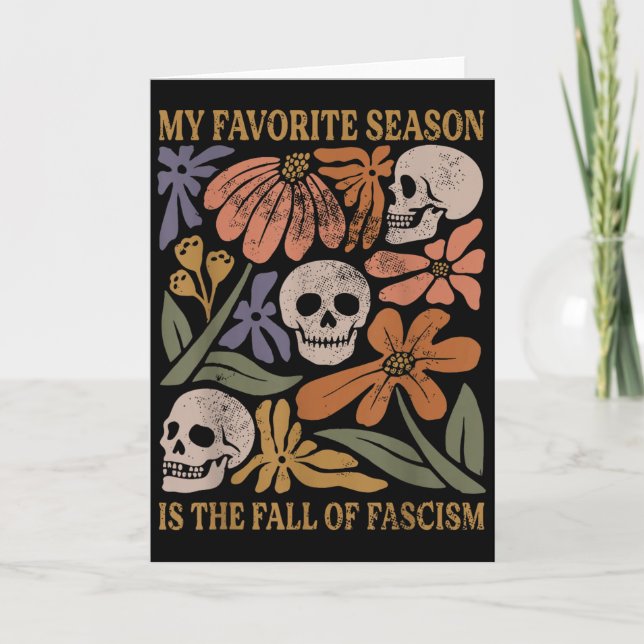 Carte Halloween Rétro Ma Saison Préférée Est La Chute De (Devant)