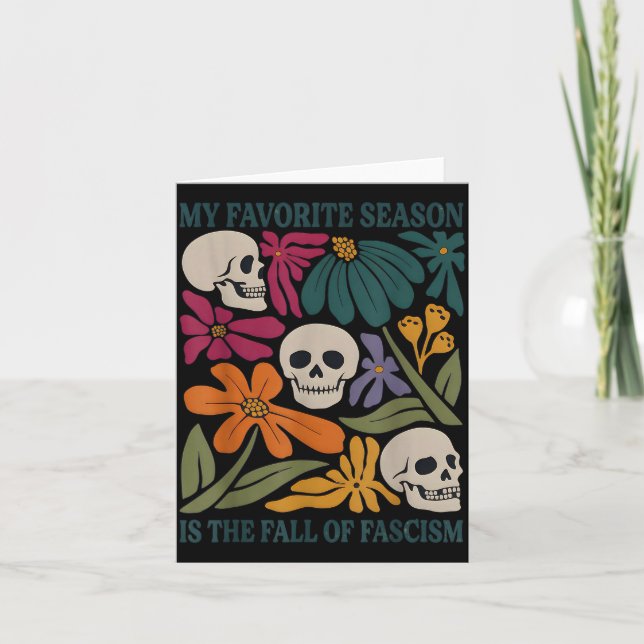 Carte Halloween Retro My Favorite Season Is The Fall Of  (Devant)