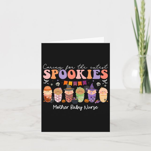 Carte Halloween S'Occuper Des Spookies Les Plus Cuttes M (Devant)