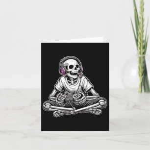 Carte Halloween squelettique