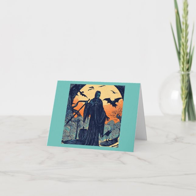 Carte Halloween - Style de coupe 3 (Devant)