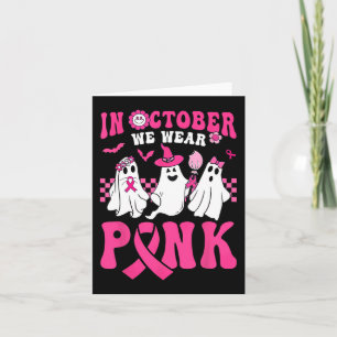 Carte Halloween Super Wear Pink Breast Cancer du sein gu