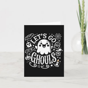 Carte Halloween tee - shirt Allons Gouls Ghost Toddler F