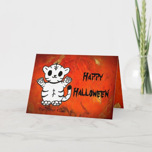 Carte Halloween Tiggy-Happy (Devant)