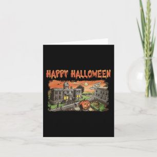Carte Halloween Town Funny Halloween Town Costume pour m