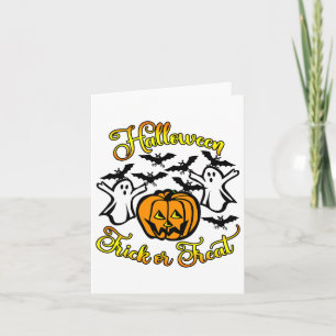 Carte Halloween Tricoter Ou Traiter