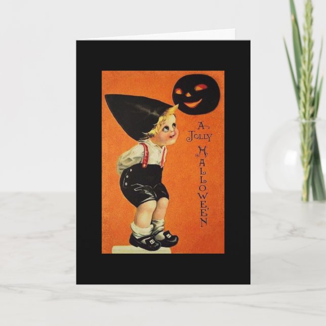 Carte Halloween vintage (Devant)