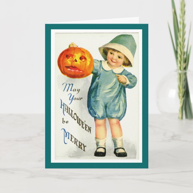 Carte Halloween vintage (Devant)