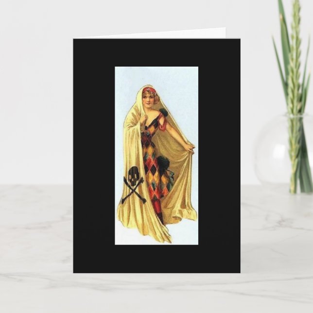 Carte Halloween vintage (Devant)