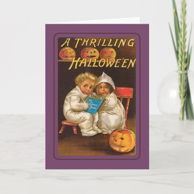 Carte Halloween vintage (Devant)