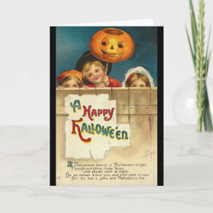Carte halloween vintage