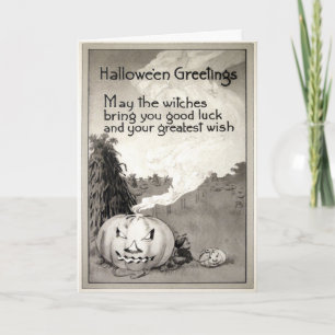 Carte Halloween vintage