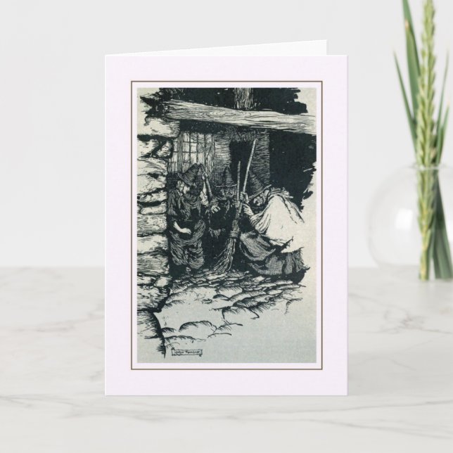 Carte Halloween vintage (Devant)