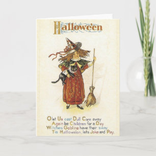 Carte Halloween vintage