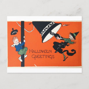 Carte Halloween vintage : Un Spock intemporel