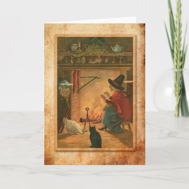 Carte Halloween Witch (Devant)