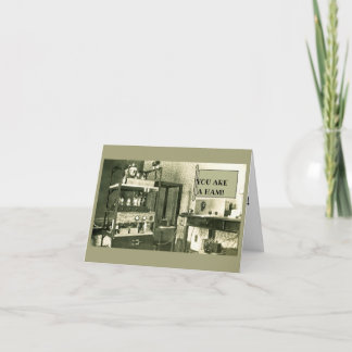 CARTE HAM RADIO SETUP 1930'S AMATEUR PHOTO