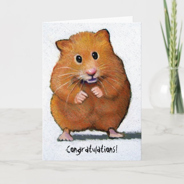 Carte HAMSTER Congratulations! (Devant)