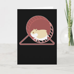 Carte Hamster Funny Design Rodent Nain Hamster Cadeau