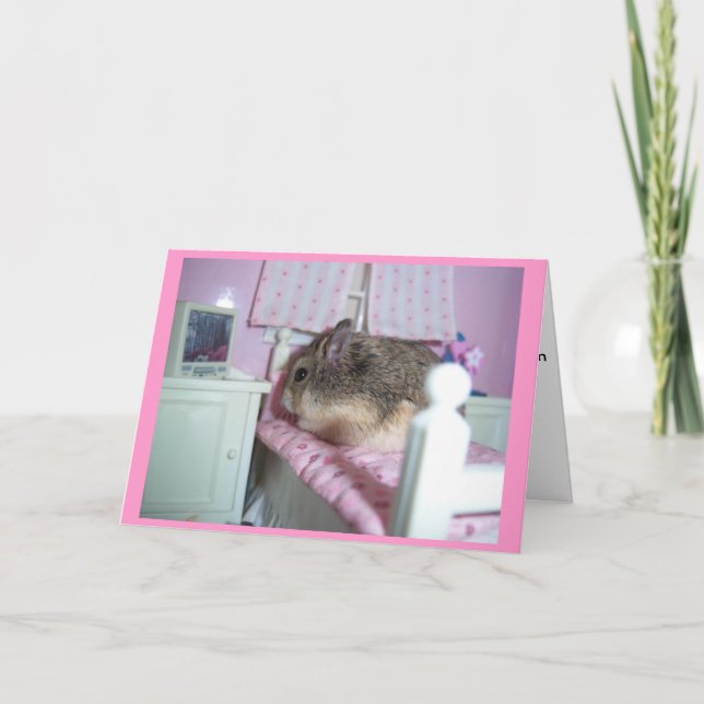 Carte Hamster S'En Sortir Bien (Devant)