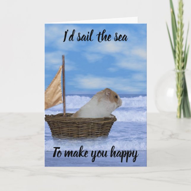 Carte Hamster valentine (Devant)