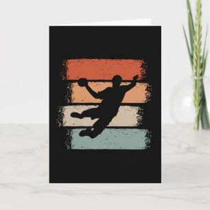 Carte Handball Player Retro