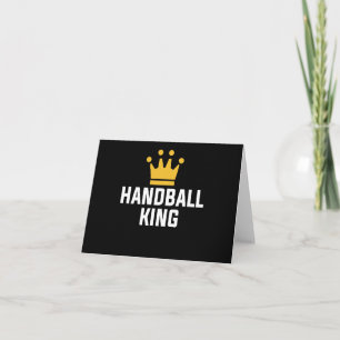 Carte Handballeur Roi Handball Sports Cadeau Hommes