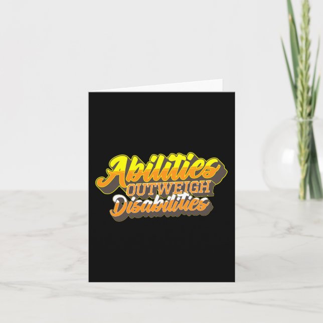 Carte Handicap World Down Syndrome Day Femmes Enfants (Devant)