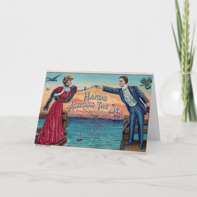 Carte Hands Across the Sea Note Card (Devant)