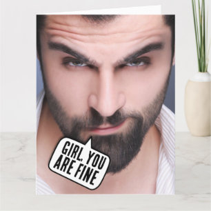 CARTE HANDSOME HUNK ANNIVERSAIRE GRATUIT POUR ELLE