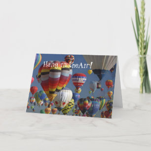 Carte HANG IN THERE ! par SHARON SHARPE